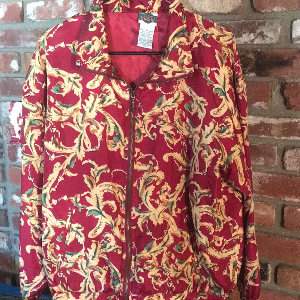 💸SALE💸Vintage silk bomber jacket
